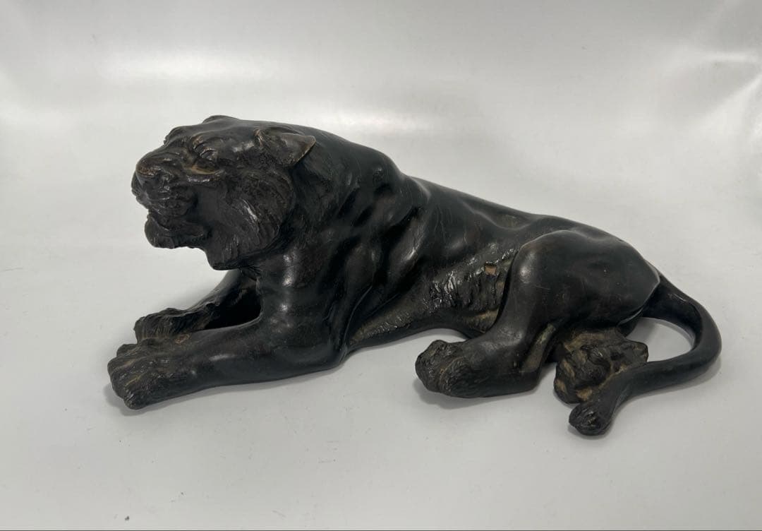 極上 古銅獅子　重さ：約2748g