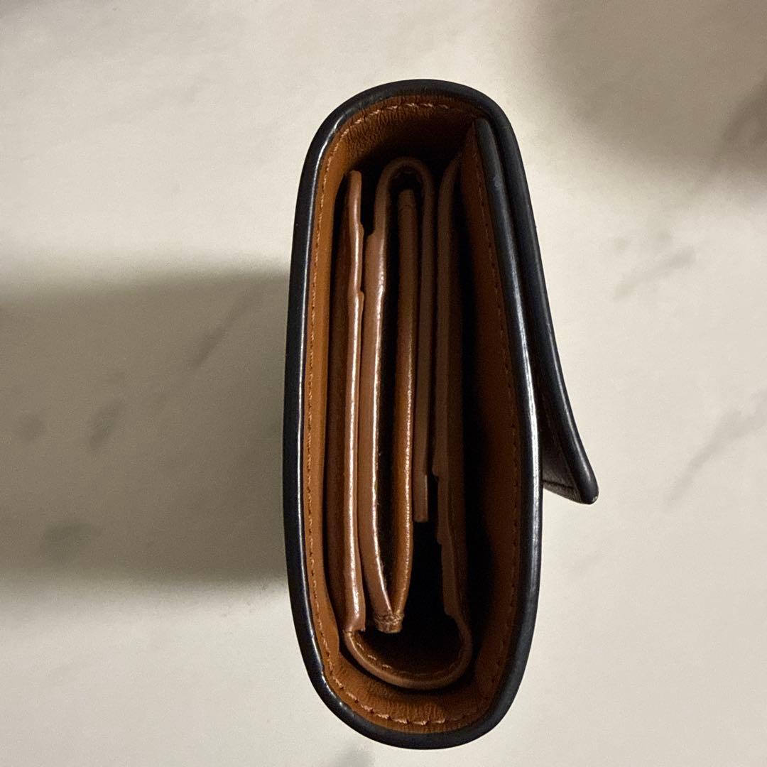 CELINE 三つ折り財布 ブラウン