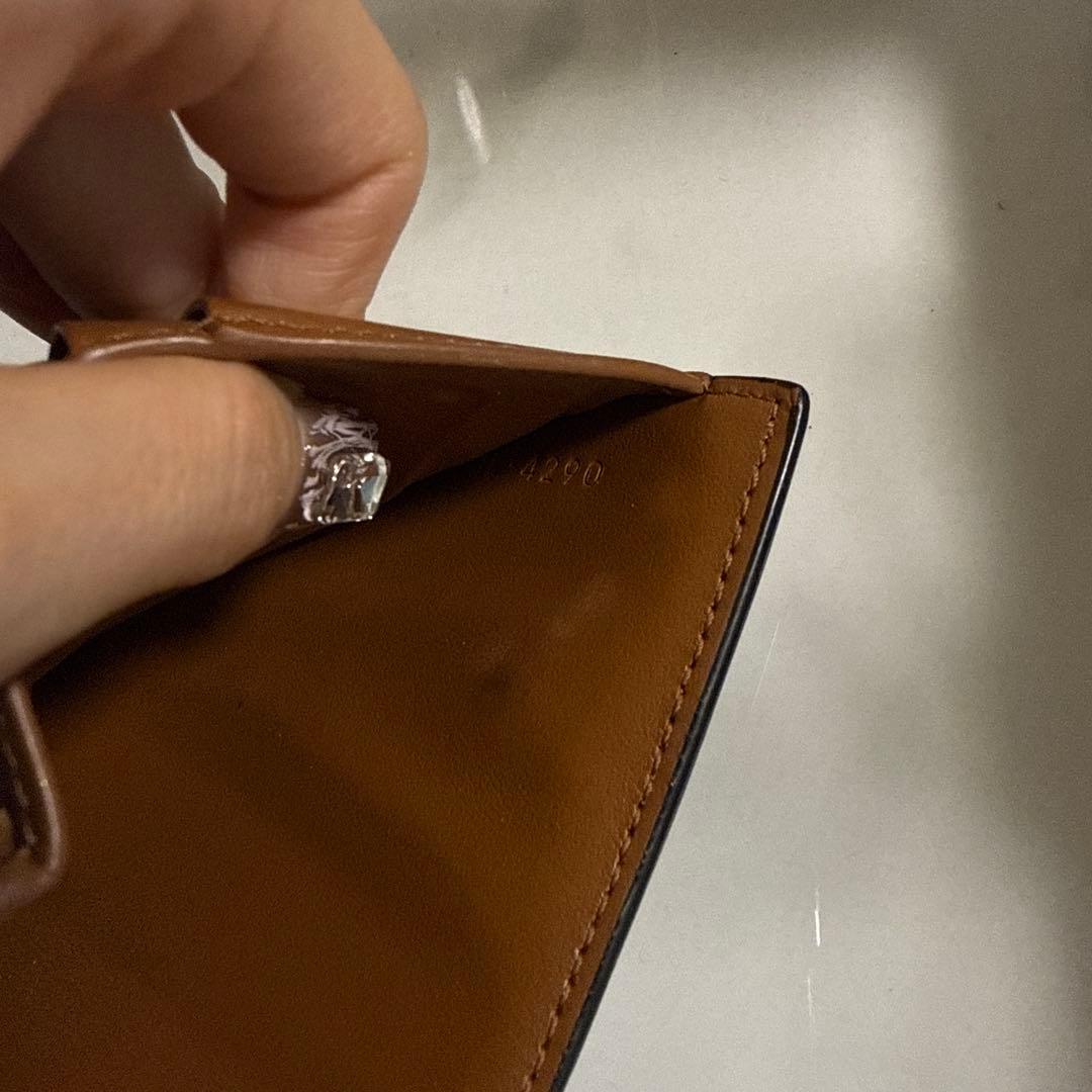 CELINE 三つ折り財布 ブラウン