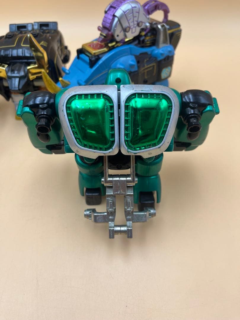 ガオレンジャー パワーアニマル　6体　台座　当時物　超合金