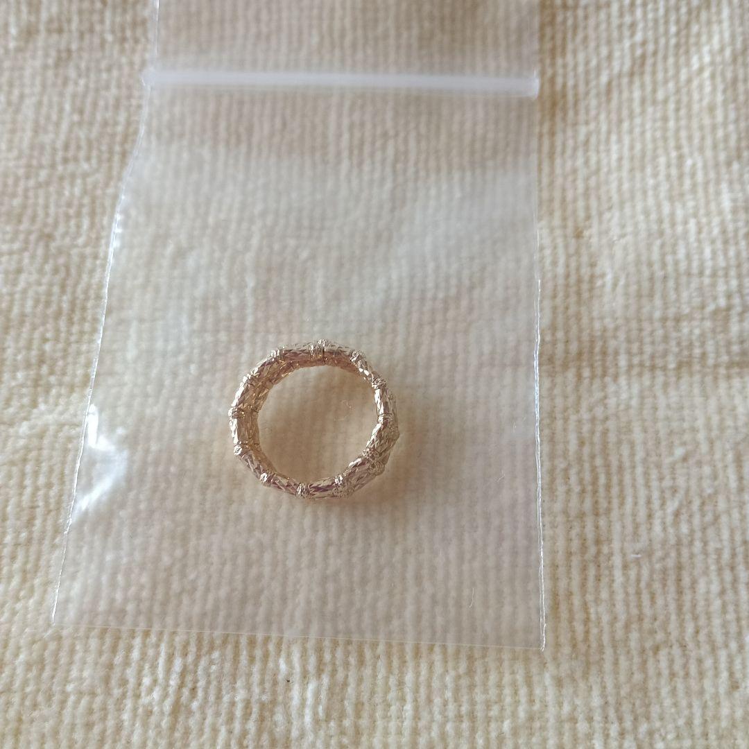 ＧＳＴＶK18YGクロスミラーカットフリーリング サイズ6～20