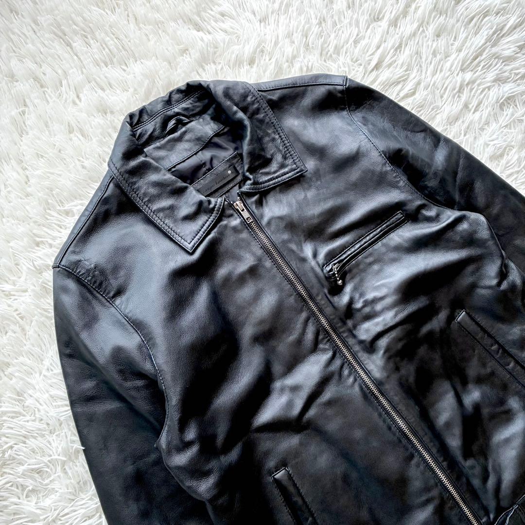 美品XL◎Liugoo Leathers 羊革 ラムレザー ジャケット シングル