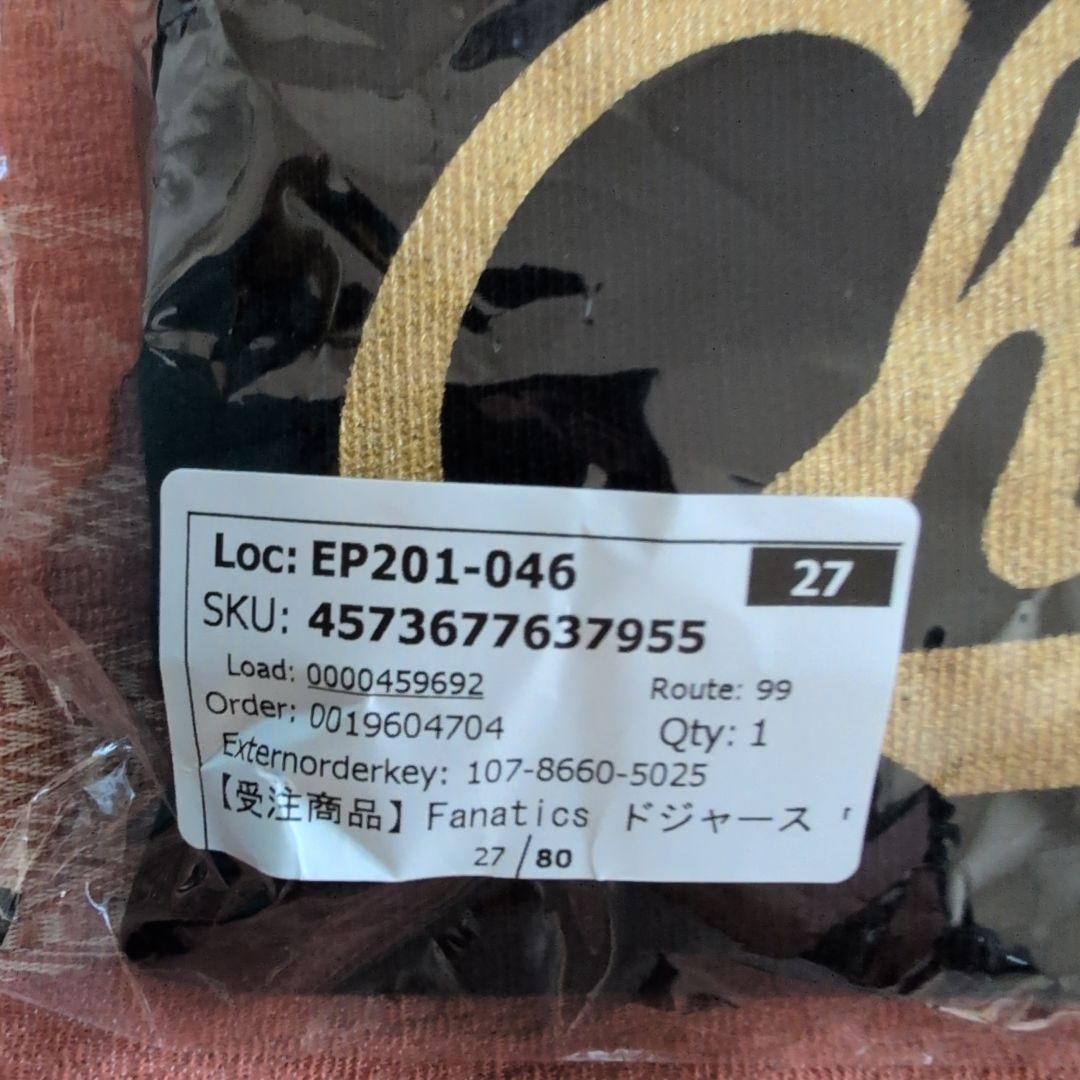 ドジャース ワールドシリーズチャンピオン記念 フーディ Lサイズ（ ブラック）