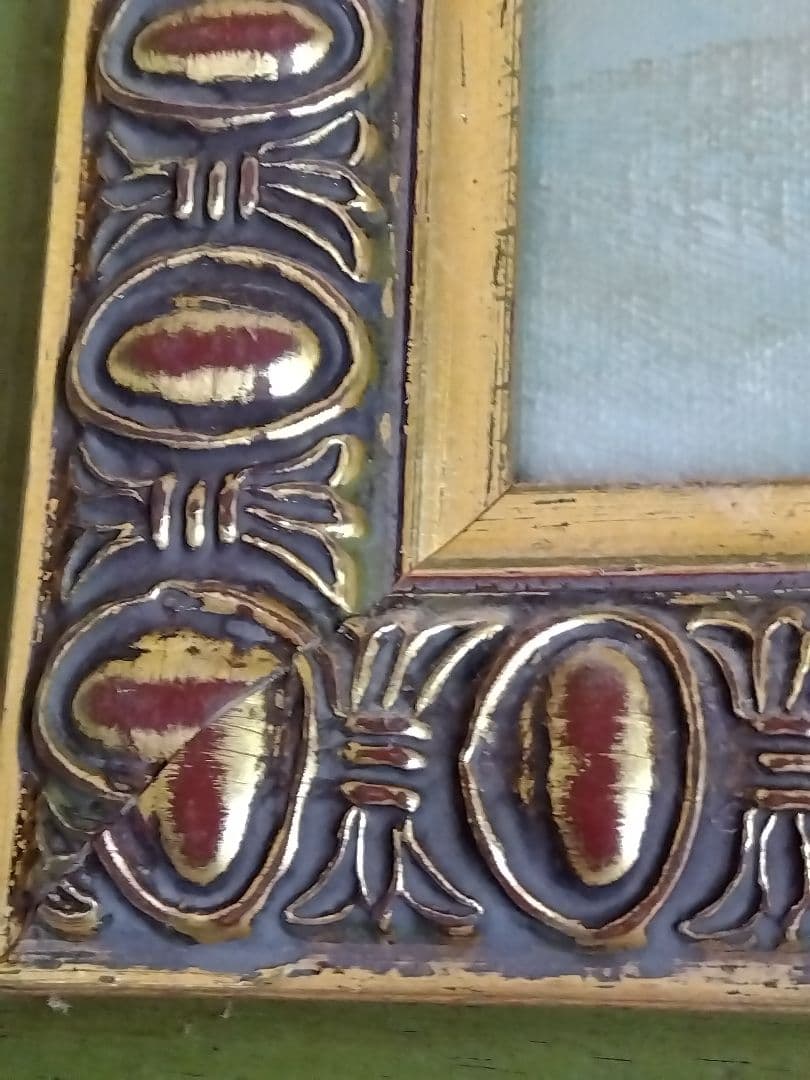 K. Tanaka マーガレット 花束 油彩画