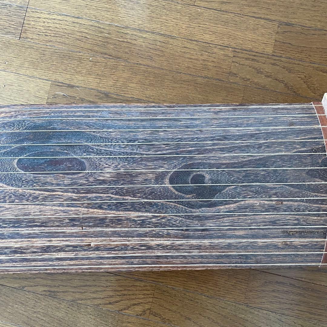 琴 小川謹製 お琴　十三弦 和楽器 弦楽器 USED