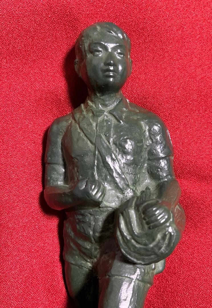 【非売品】創価学会 聖教新聞社 記念品 広布使者乃像 無冠の友 貴重品 レア