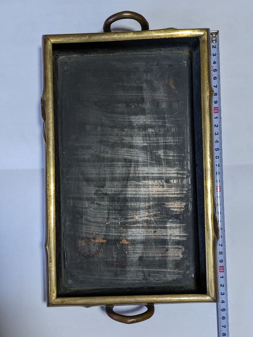 ♦中国古玩 大明宣徳 松笠 四つ足 水盤 宣徳銅 コレクション骨董品アンティーク