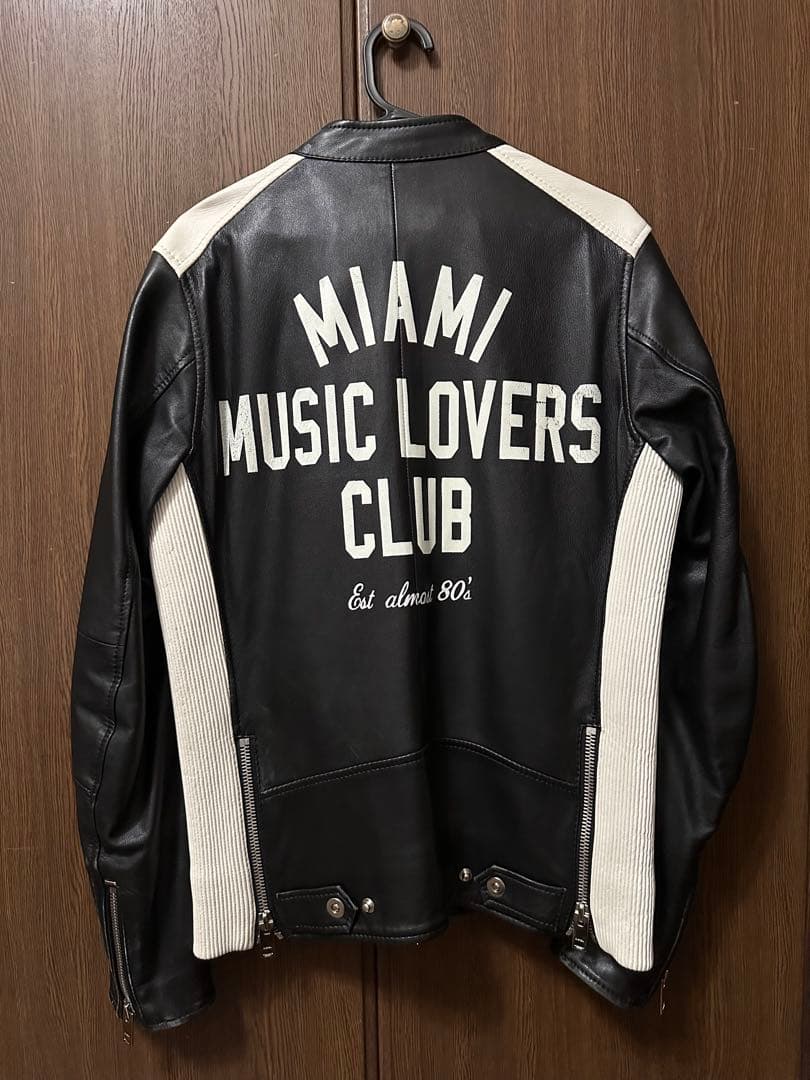 DIESEL レザーシングルライダースジャケット