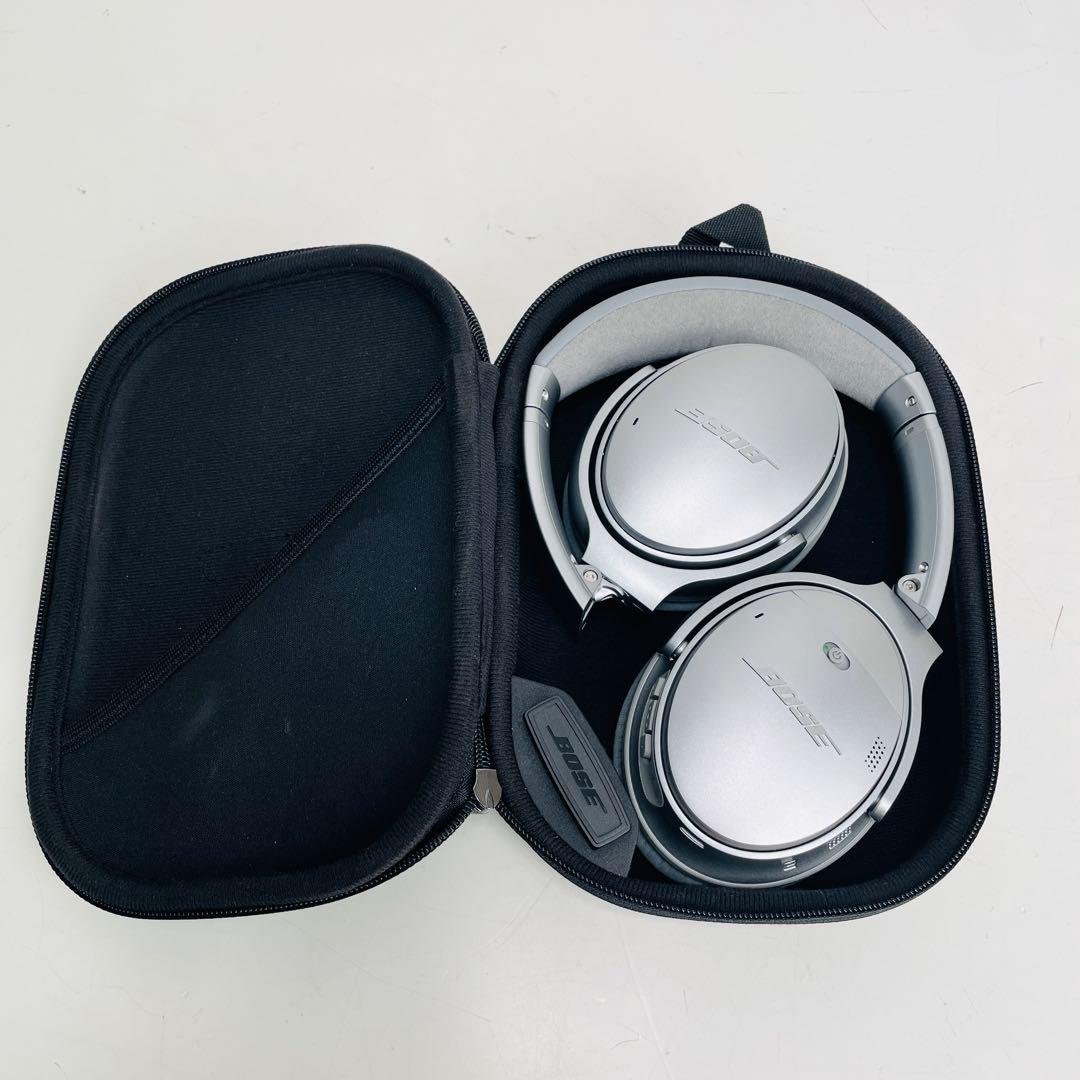 【美品】BOSE QuietComfort 35 シルバー ワイヤレスヘッドホン