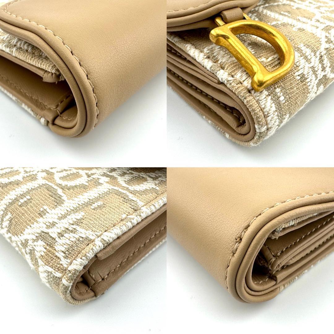 ディオール サドルロータス オブリーク ジャカード & スムースカーフスキン