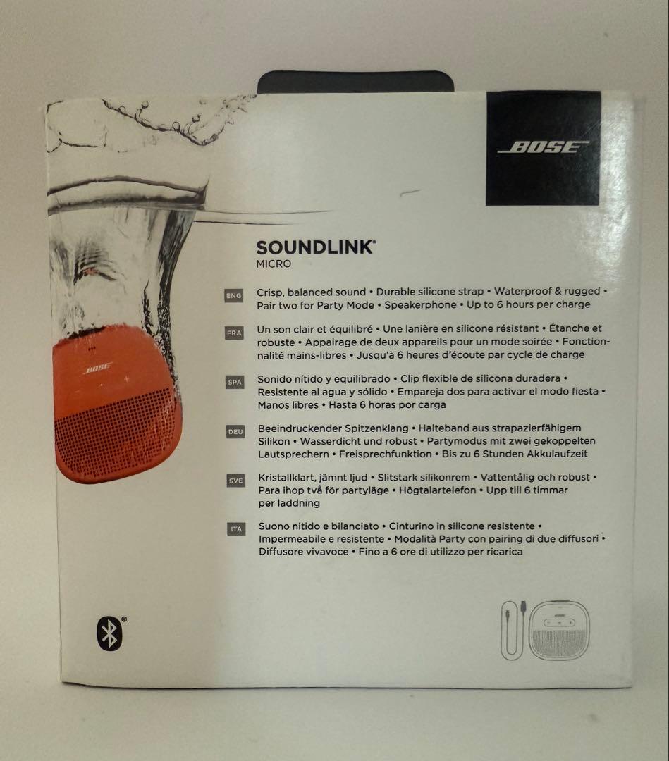 新品未使用 Bose SoundLink Micro ワイヤレススピーカー