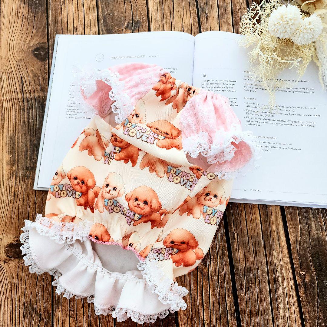 Lovely❤Toy poodle❤バルーンワンピース♡ハンドメイド犬服