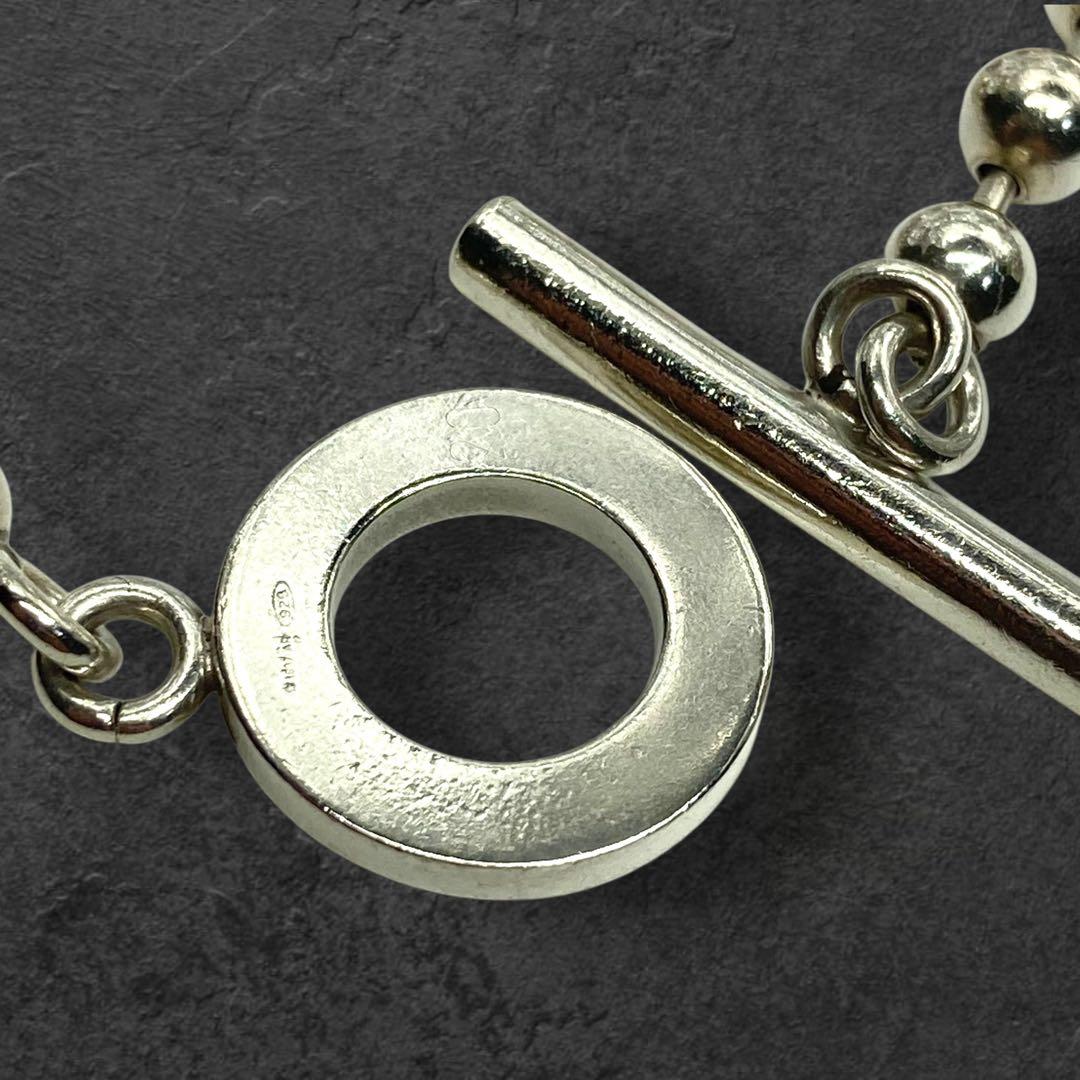 GUCCI シルバー925 トグル ボールチェーンブレスレット 450