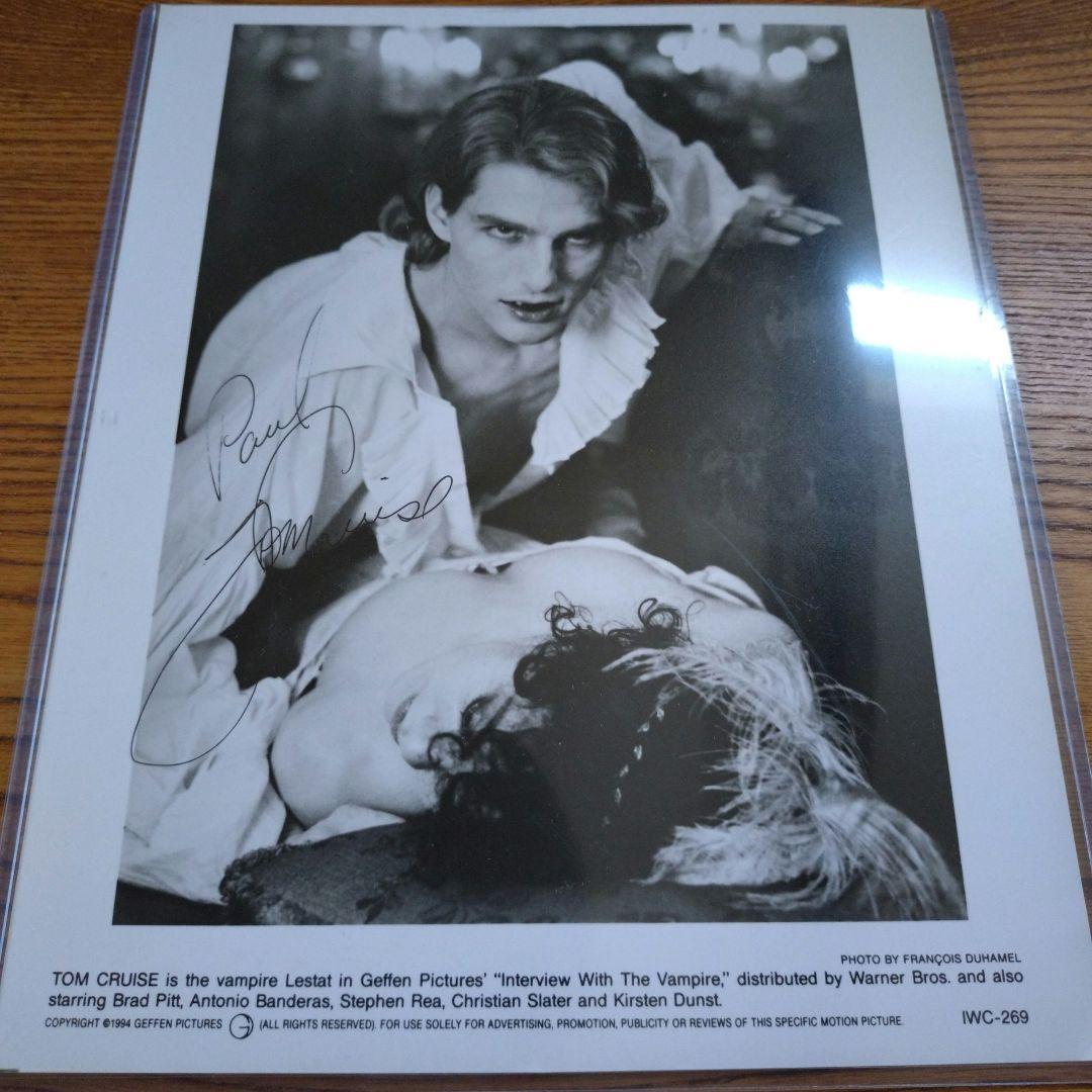 トム・クルーズ　直筆サイン　オートグラフ　8×10インチ SWAU