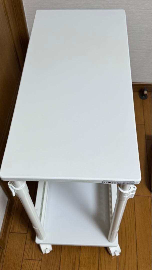 バウヒュッテ昇降式L字デスク　BHD-670H-WH