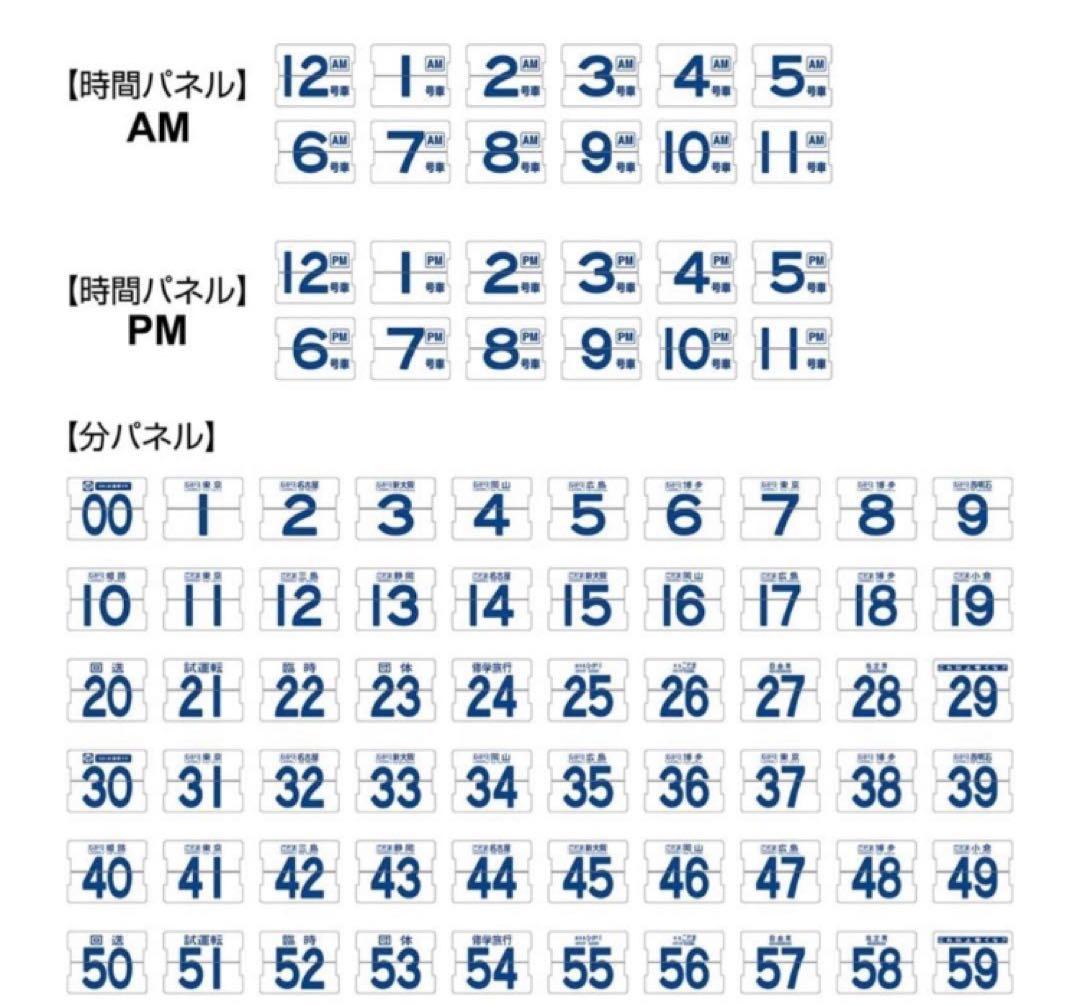 ０系新幹線パタパタ時計