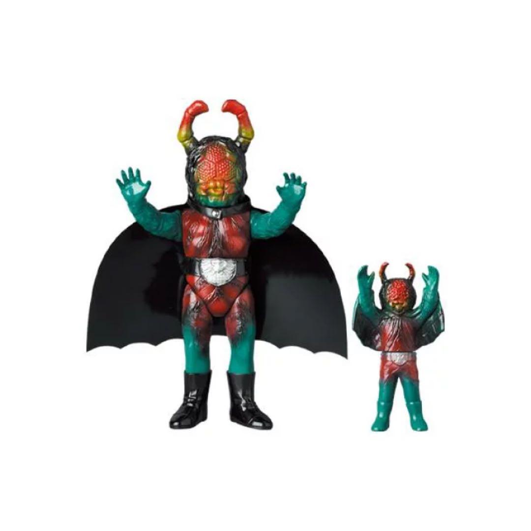 東映レトロソフビコレクション 蜘蛛男(再生怪人)+ミニソフビ（仮面ライダーより）