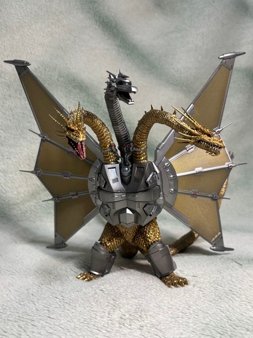 【美品】 S.H.モンスターアーツ メカキングギドラ 新宿決戦