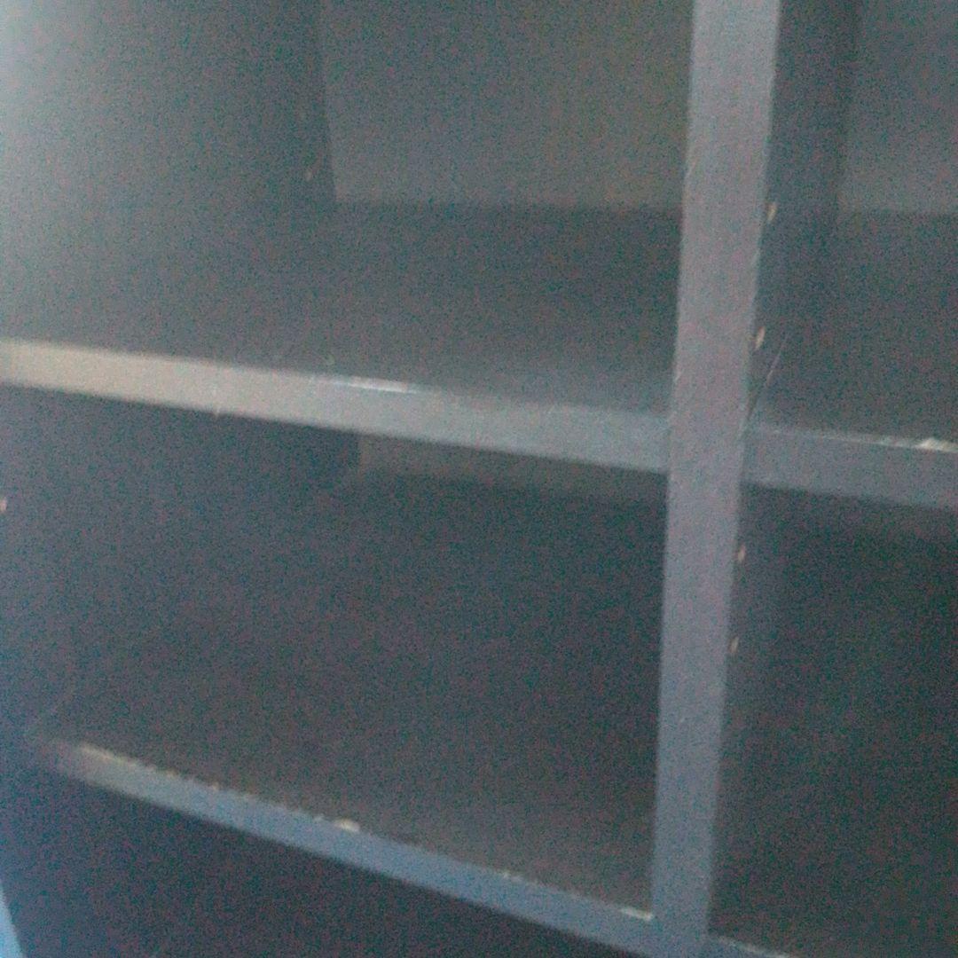 木製 焦げ茶いろ シューズラック３列×５段 15足（最下段等の削れ要確認）