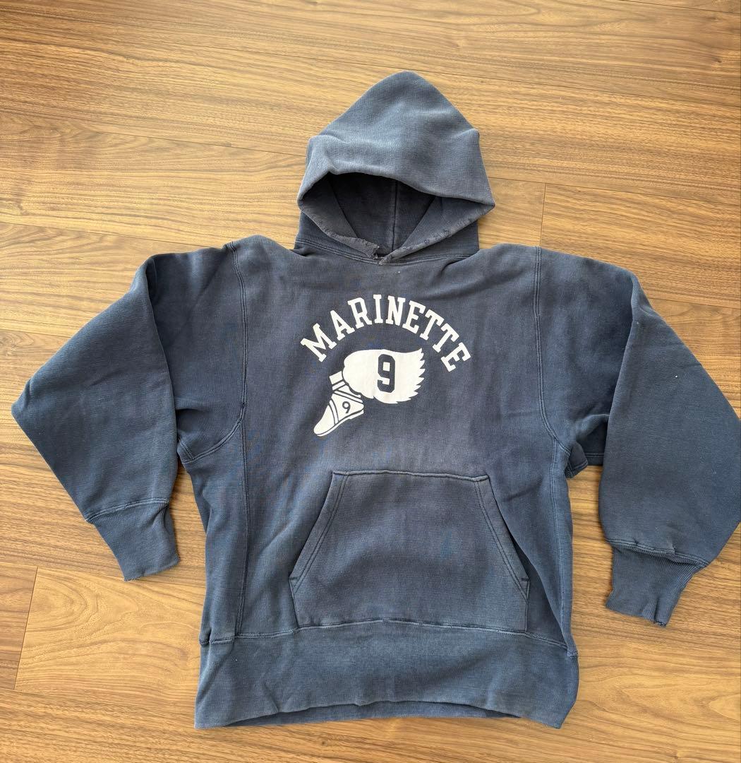 k*e様 70s Champion リバースウィーブ スウェットパーカ単色タグ