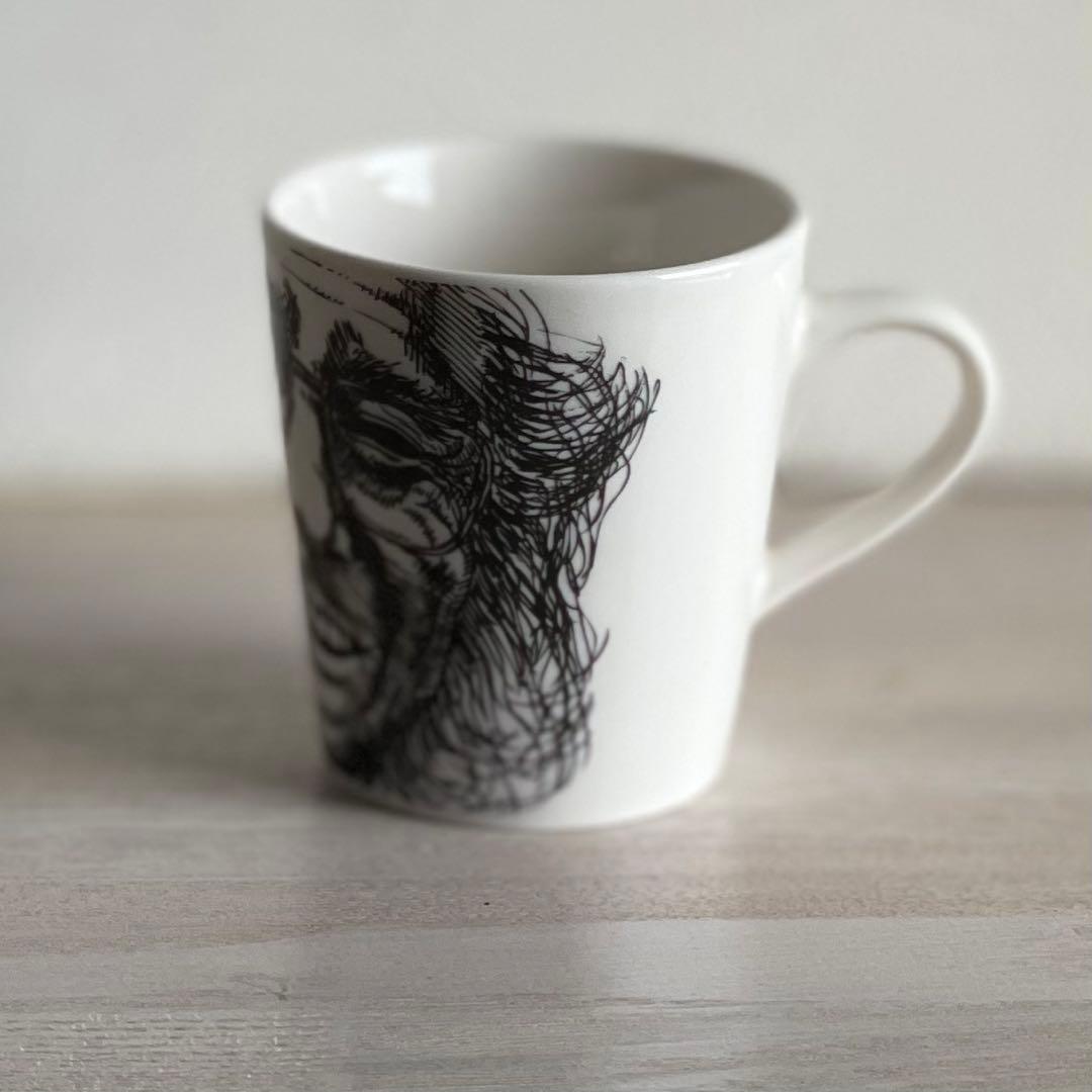 未使用品 非売品 ラーメンズ マグカップ 片桐仁 画伯 変な絵