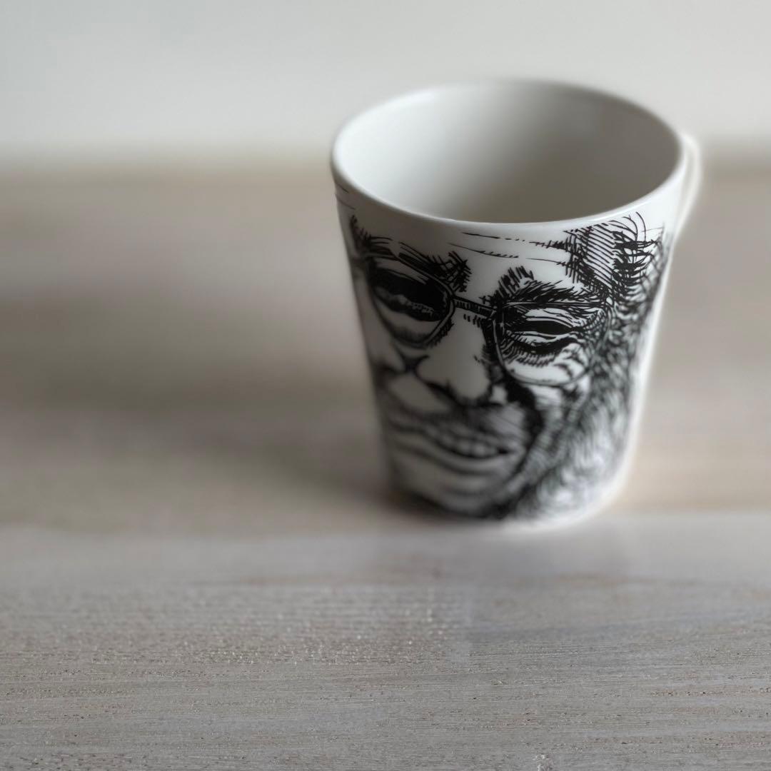 未使用品 非売品 ラーメンズ マグカップ 片桐仁 画伯 変な絵