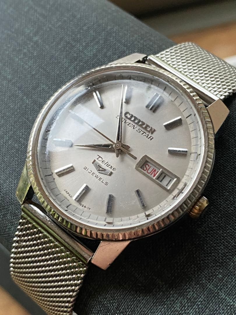 CITIZEN セブンスター デラックス 自動巻 フルーテッドベゼル