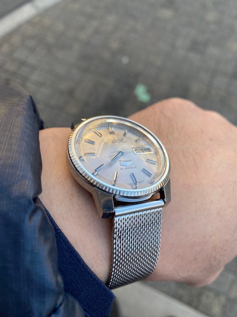 CITIZEN セブンスター デラックス 自動巻 フルーテッドベゼル