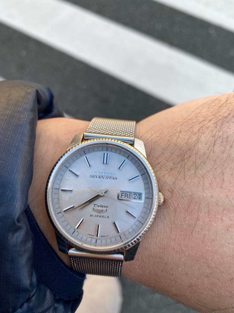 CITIZEN セブンスター デラックス 自動巻 フルーテッドベゼル