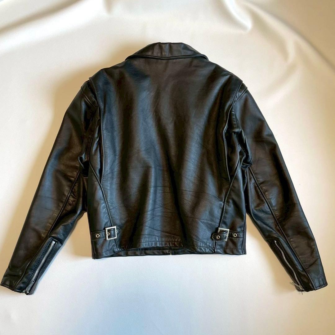 【ショット】シングルライダース レザージャケット 643E USA製 40 L