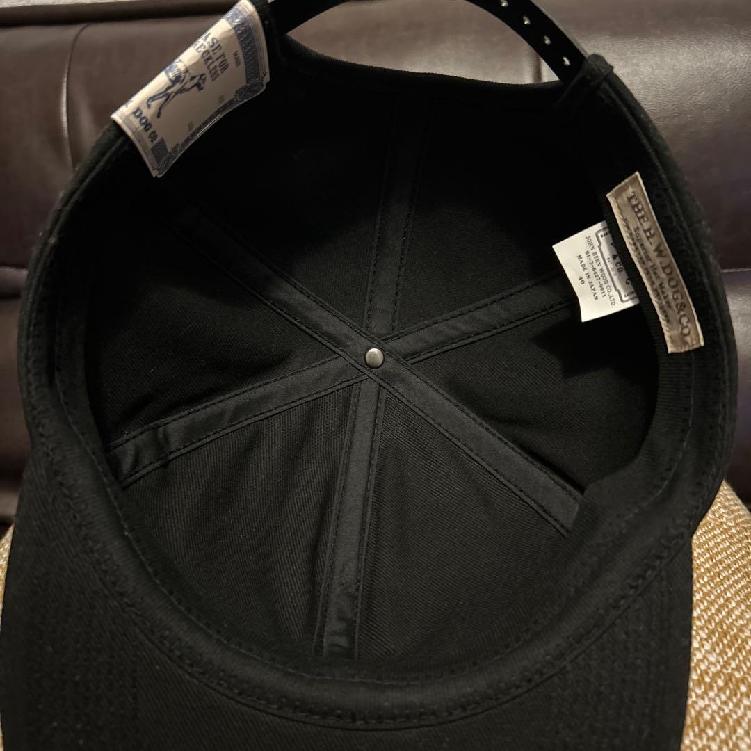 帽子 THE H.W. DOG & CO. TRUCKER CAP - Black