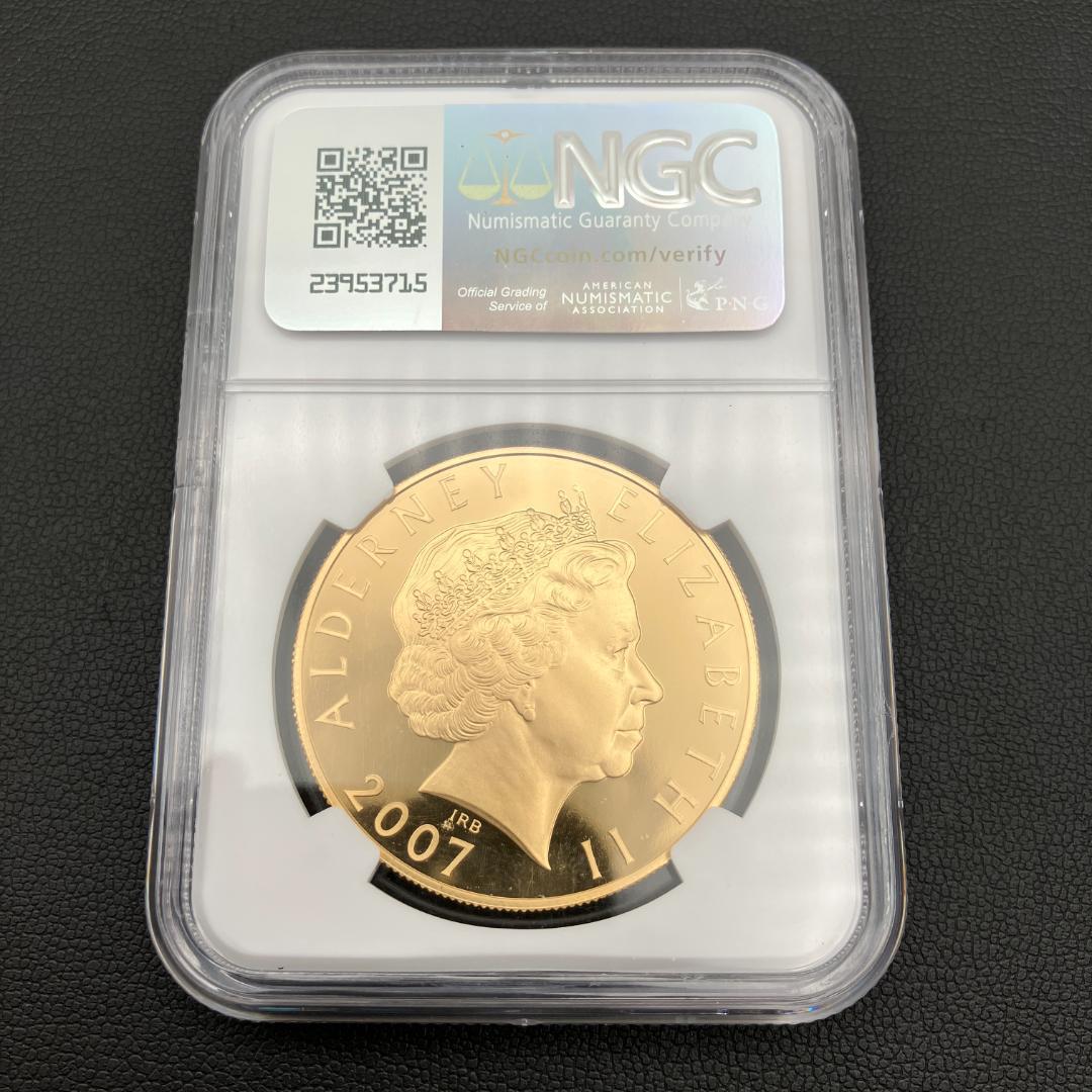 最高鑑定 オルダニー島 2007 リチャード３世 銀貨 PF69 ウルトラカメオ