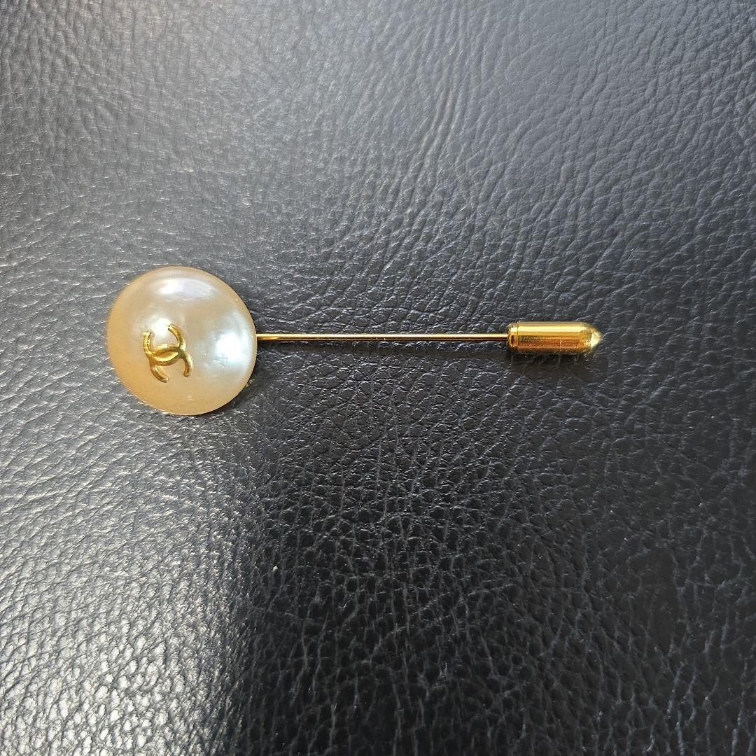 美品＊CHANEL シャネル　＊ パールピンブローチ