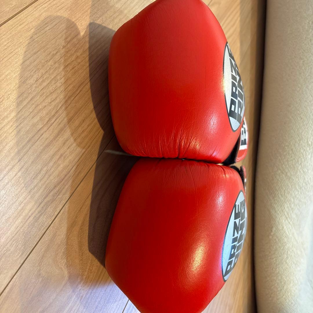 PRIZE RING ボクシンググローブ 12 oz レッド&ホワイト