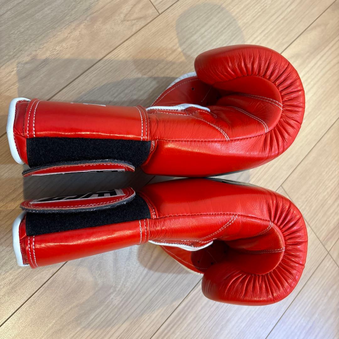PRIZE RING ボクシンググローブ 12 oz レッド&ホワイト