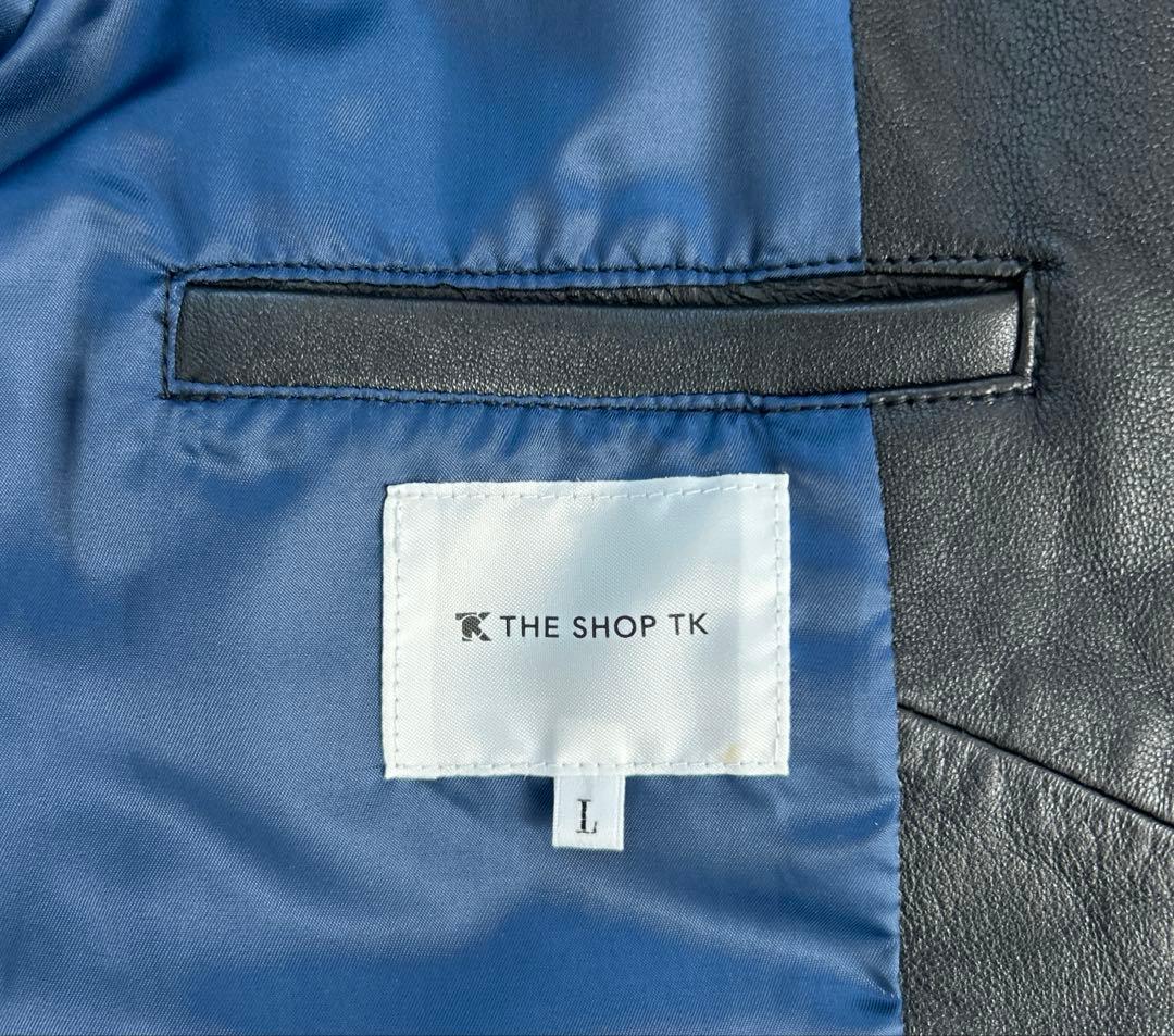 【美品】THE SHOP TK　シングルライダース　羊革　Lサイズ