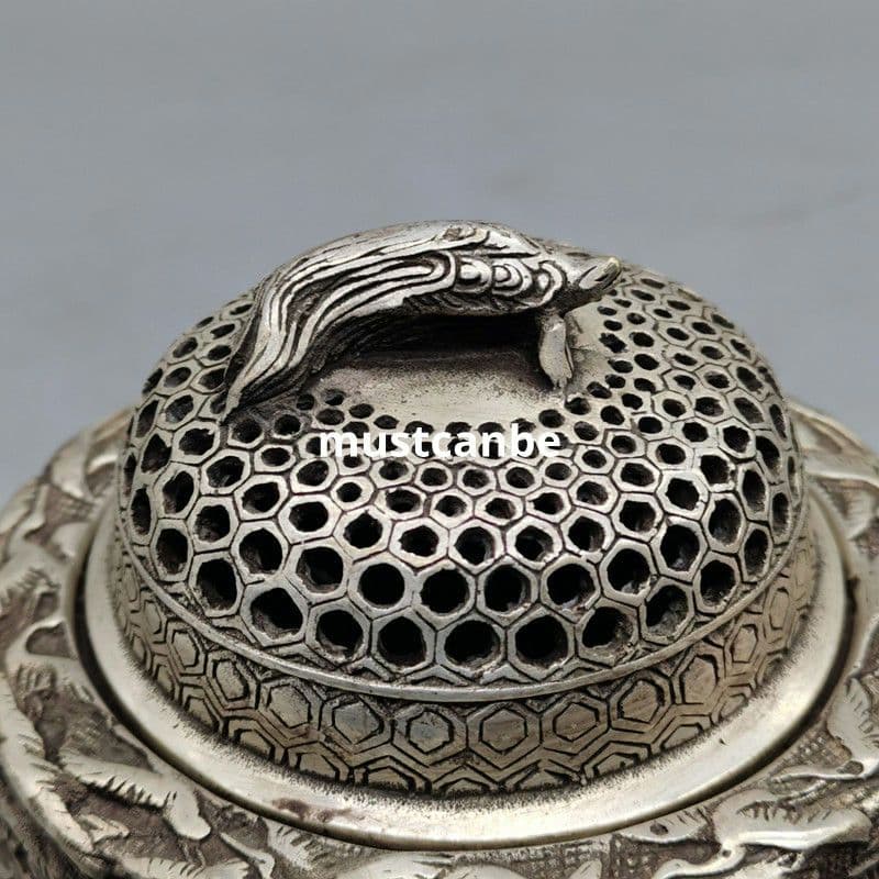 香炉 千鶴香炉 薫香炉 銅製品 工芸品 置物