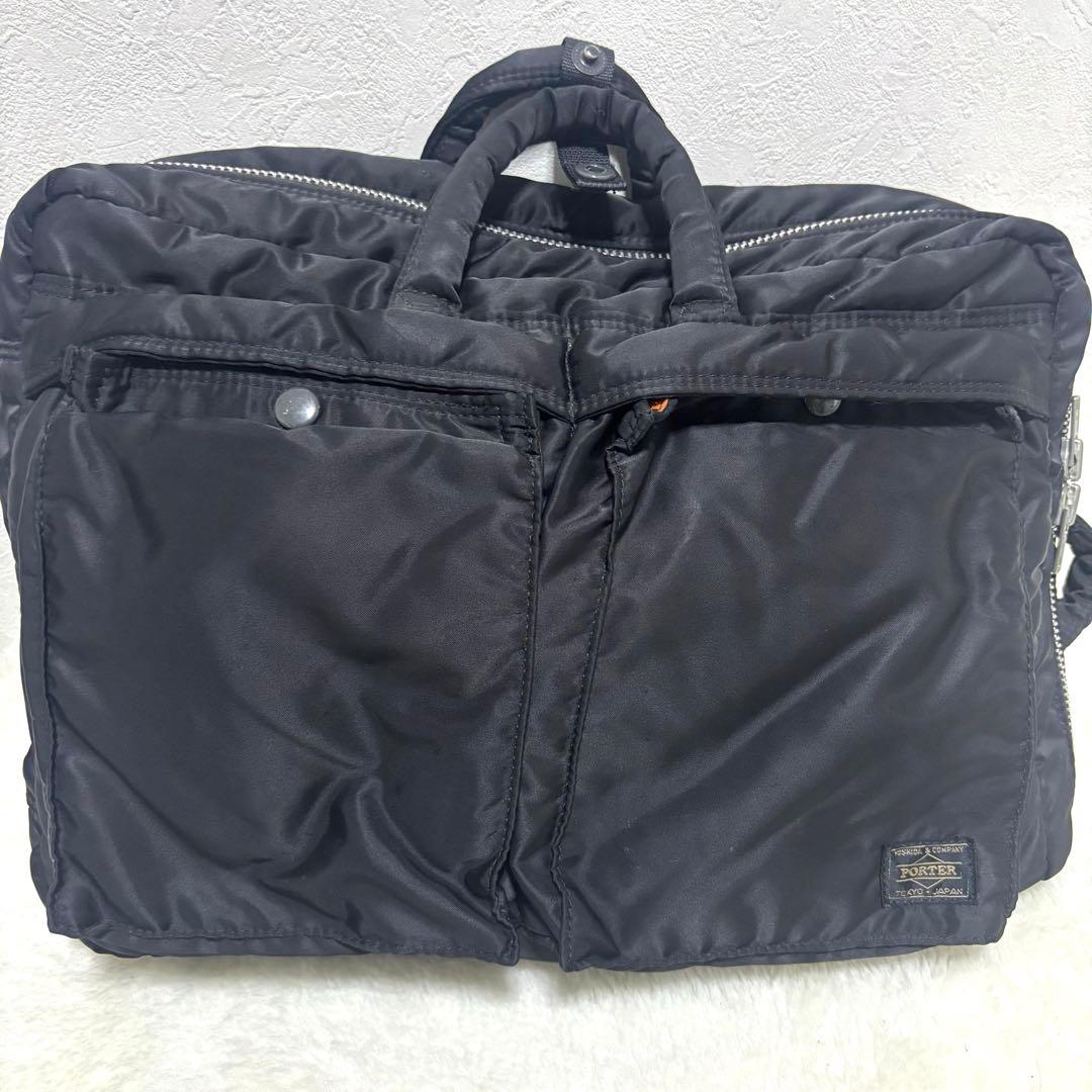 人気　PORTER 吉田カバン タンカー 3WAY 黒 リュック ブリーフ