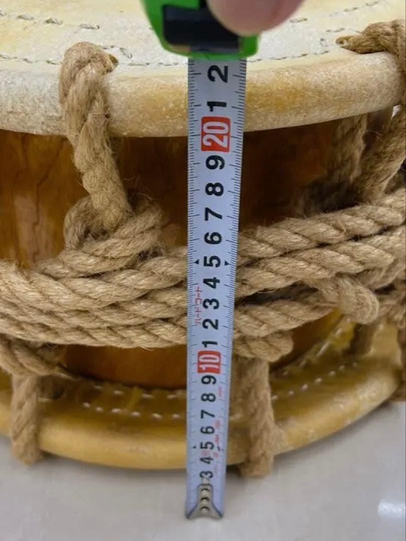 美品中古　締太鼓　ロープ締