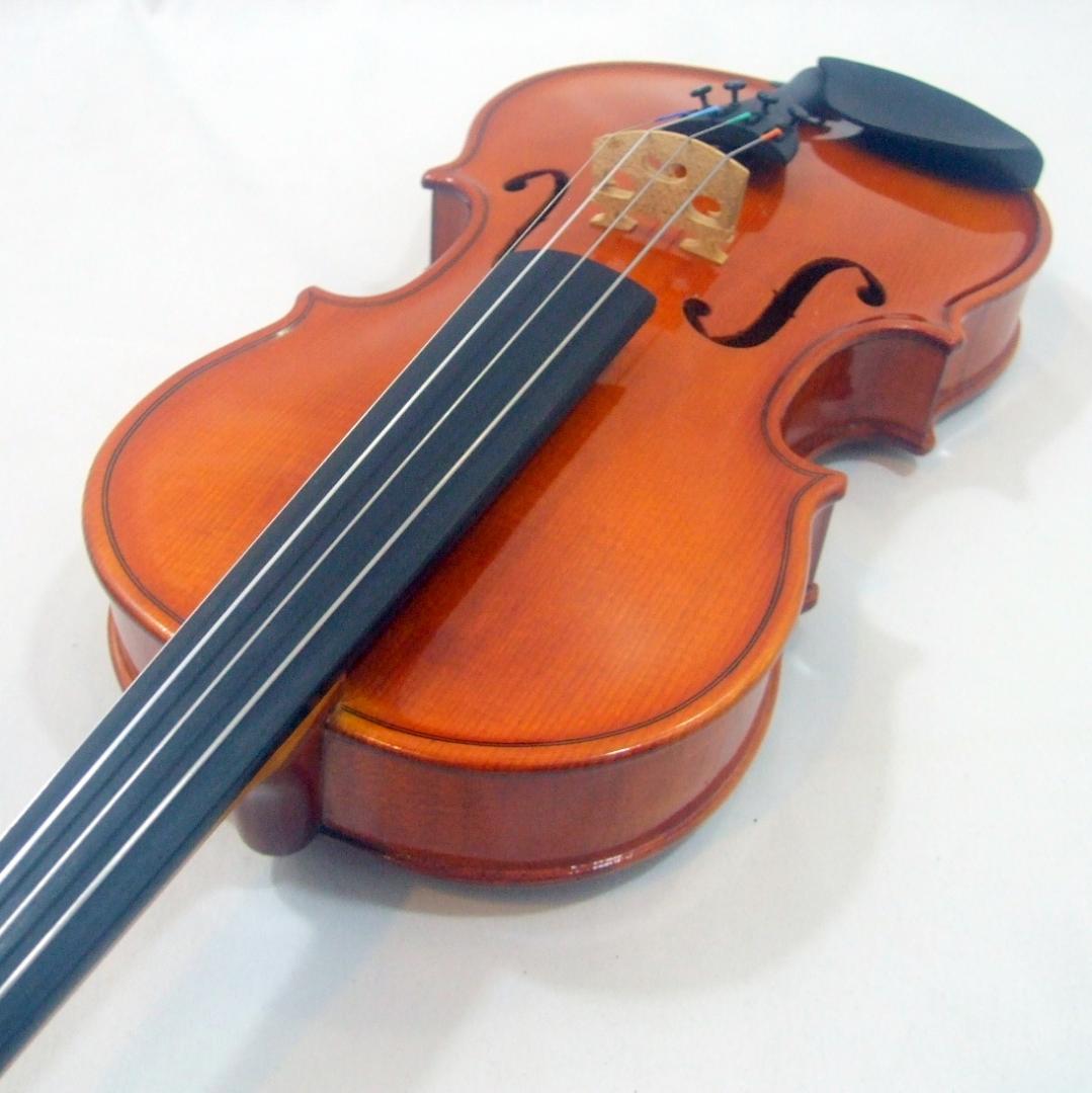 チェコ製 F.Schubel 1/4 バイオリン 弓 ケース 本体美品 メンテ済