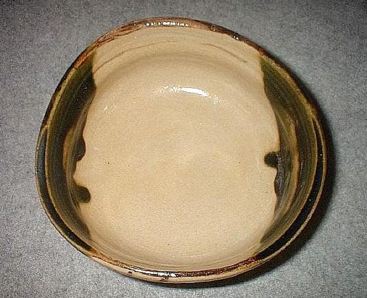 藍草　織部抹茶碗　M59