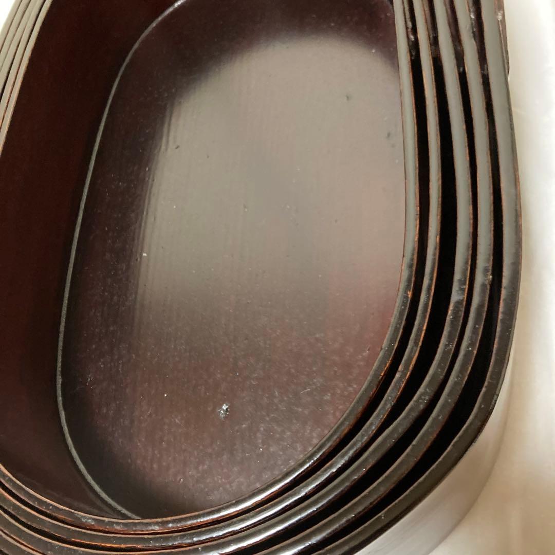 骨董　入子の物入れ　切溜　漆塗　わっぱ