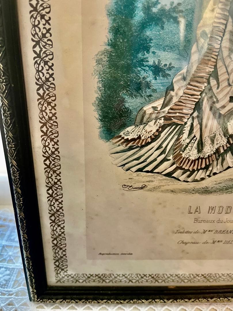 フランス アンティーク 挿絵