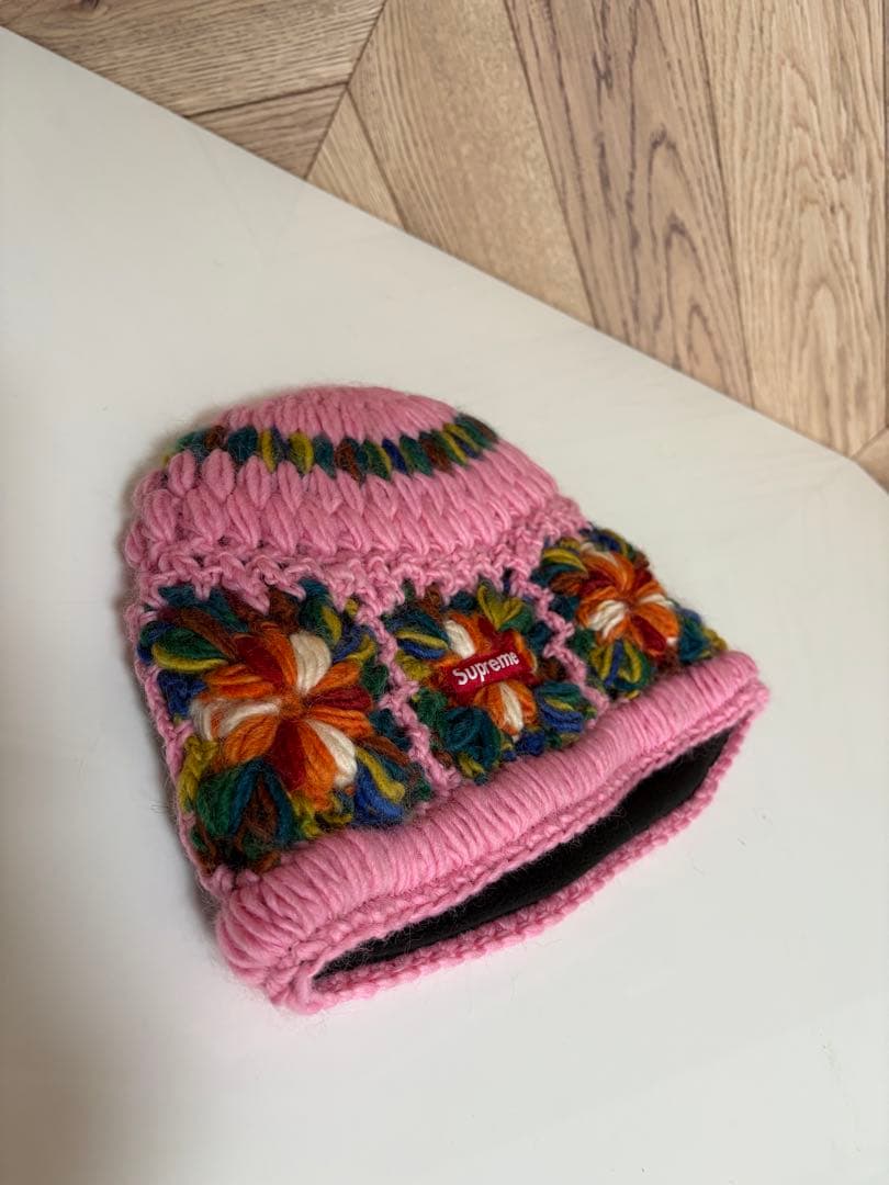 supreme ビーニー ピンク