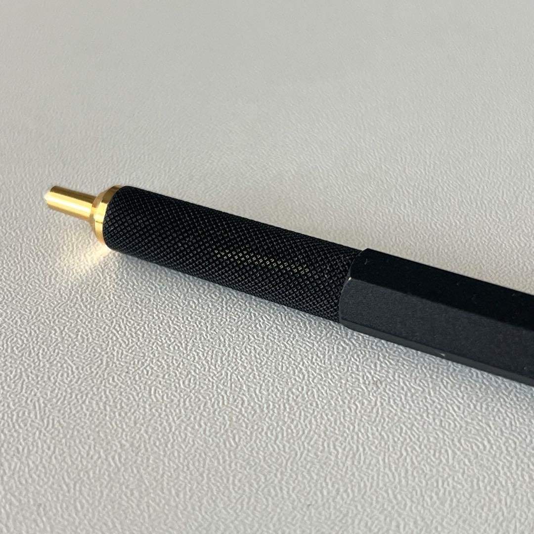 〈廃番品〉rotring 800 芯ホルダー2.0mm クラッチノック式 黒+芯