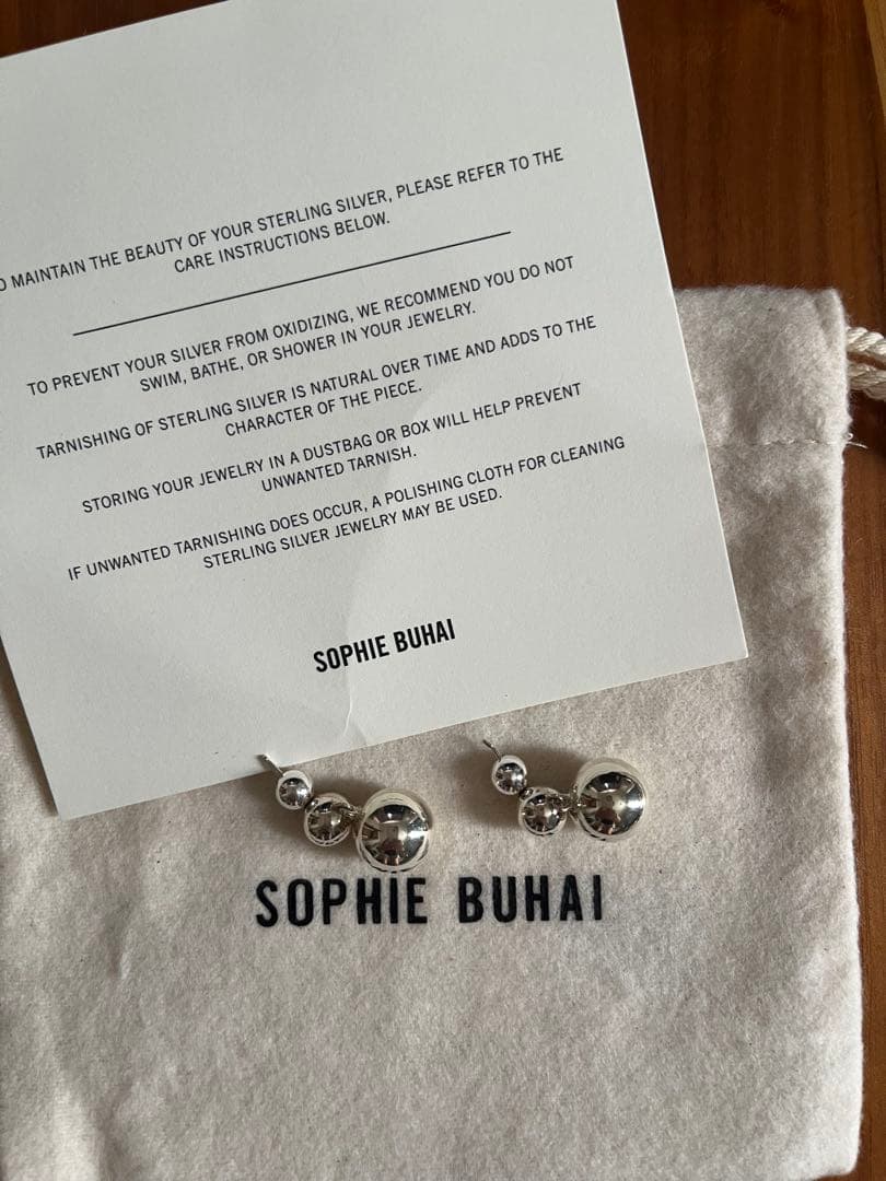 SOPHIE BUHAI ソフィーブハイ　ピアス　シルバー