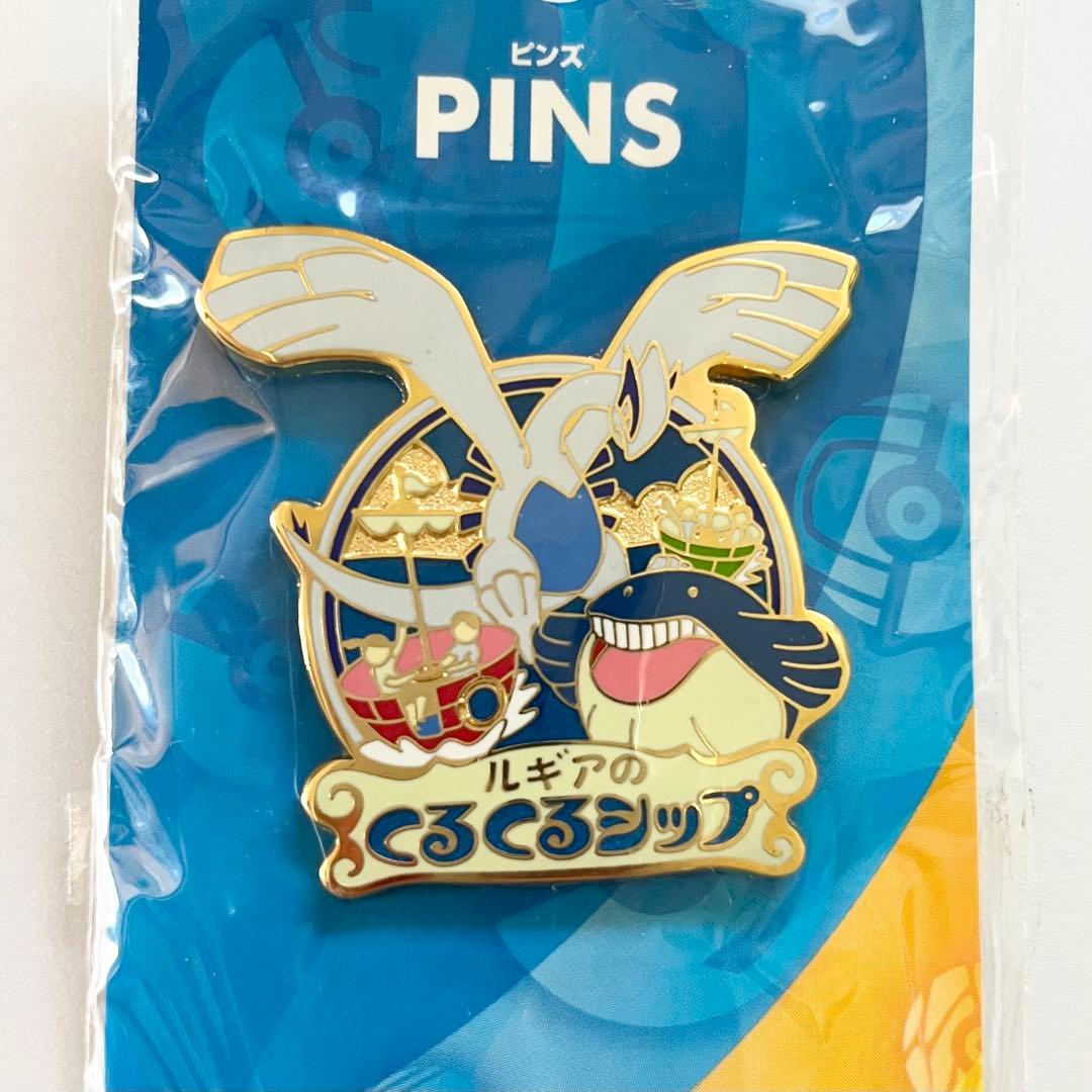 【ポケパーク限定】ルギアのくるくるシップ ピンバッジ 希少