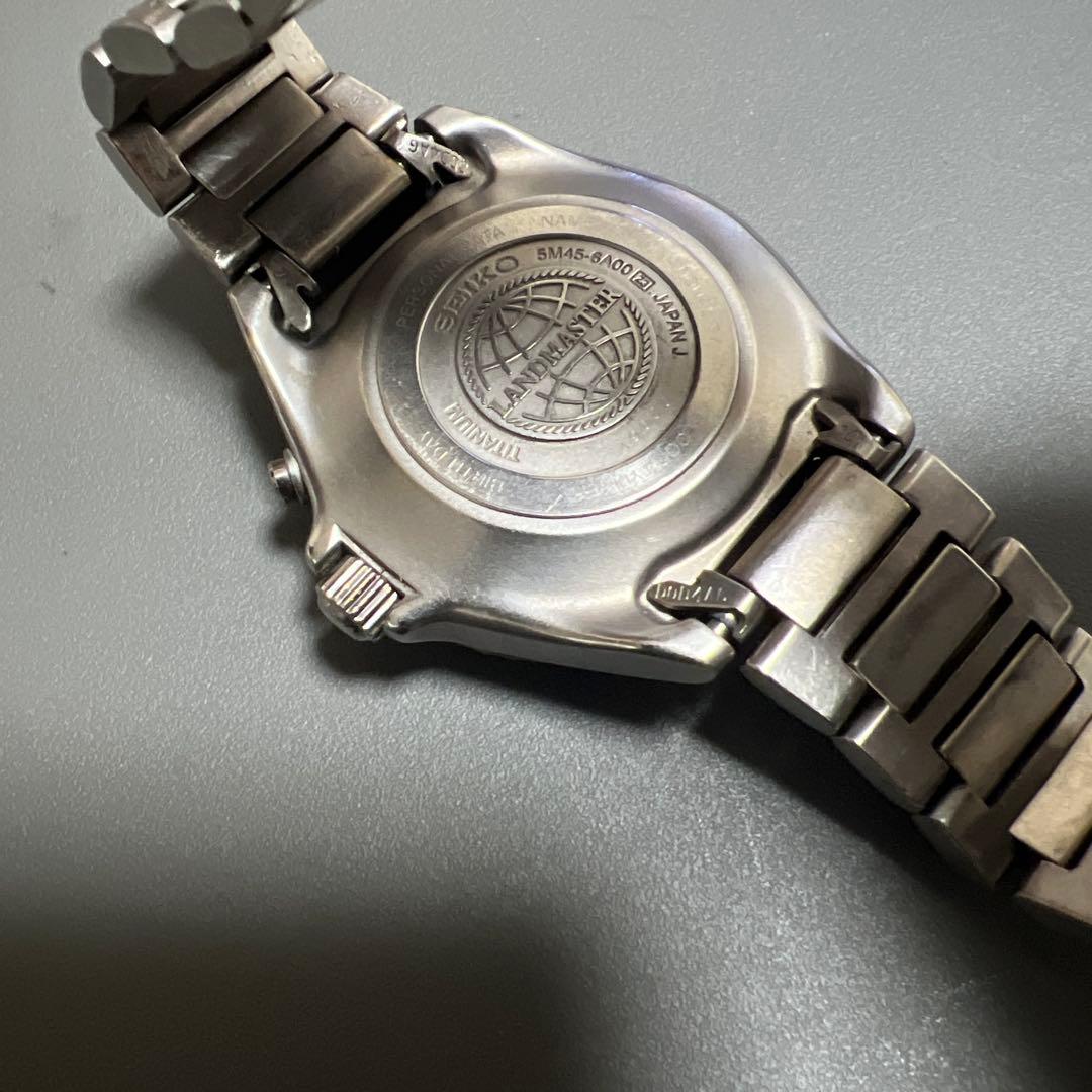 セイコー 5M45-6A00 ランドマスター チタン AGS ジャンク品