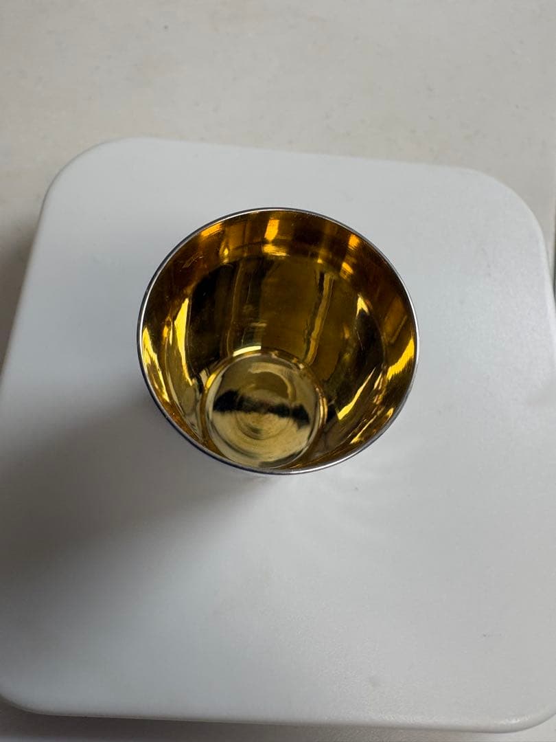 銀製ハンマードカップ 18g