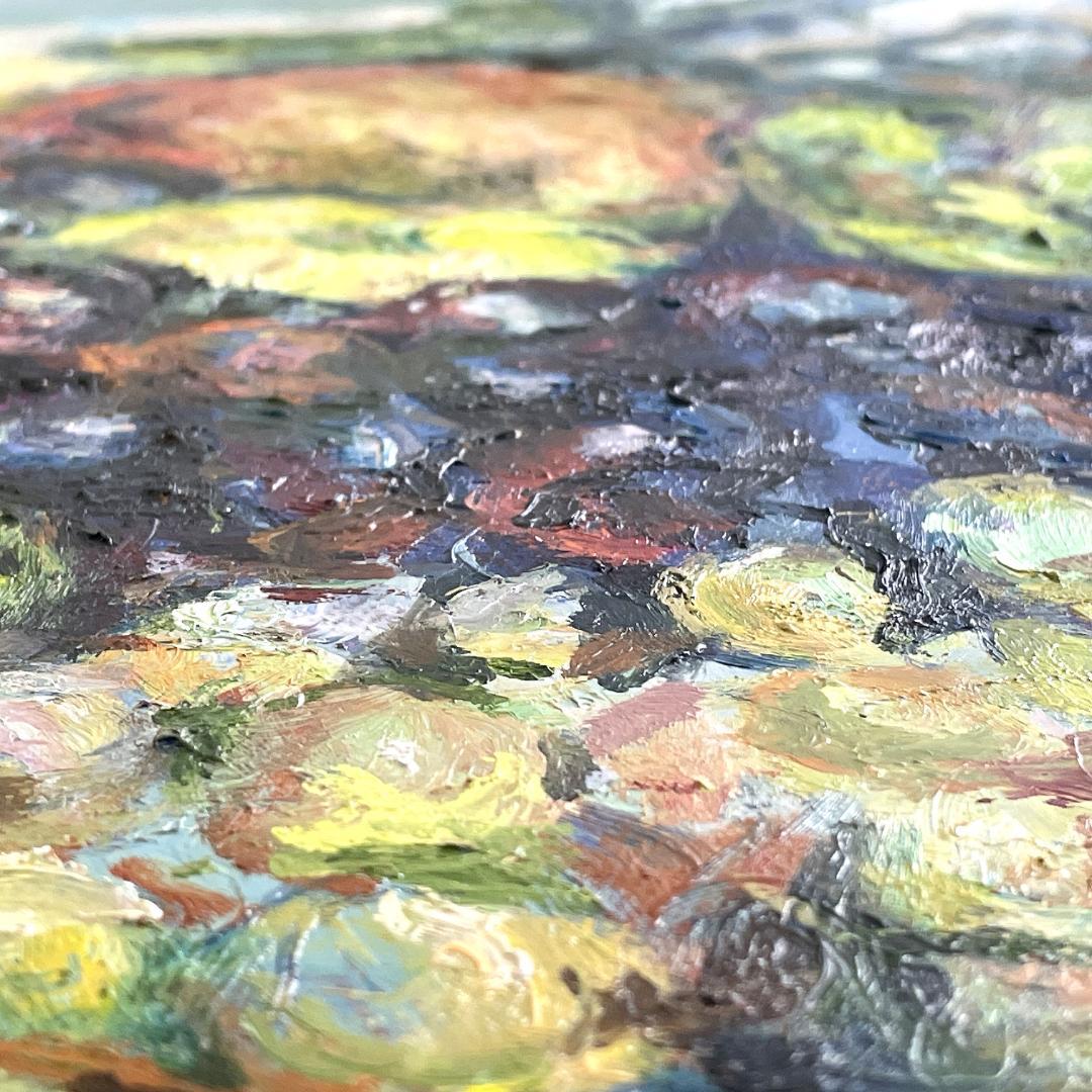 1987年 網野紀代美 クロード・モネ『果物のある静物 』より 額装 油絵 油彩